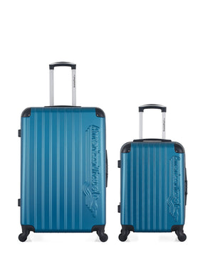 Lot de 2 Valises Rigides Grand Format et Cabine BUDAPEST