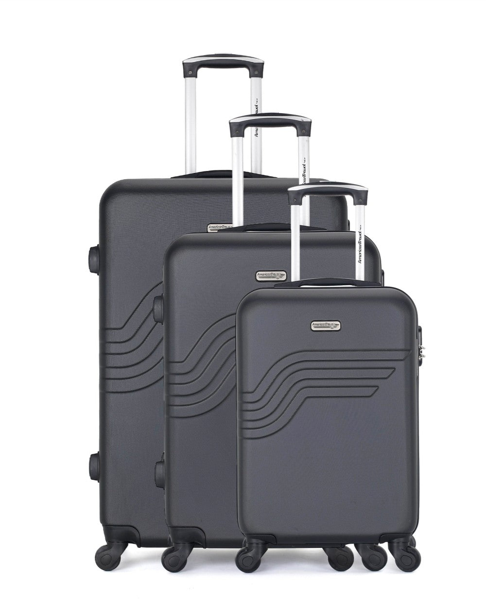 3er-Set ABS 4 Rollen 75cm QUEENS