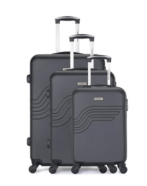 3er-Set ABS 4 Rollen 75cm QUEENS