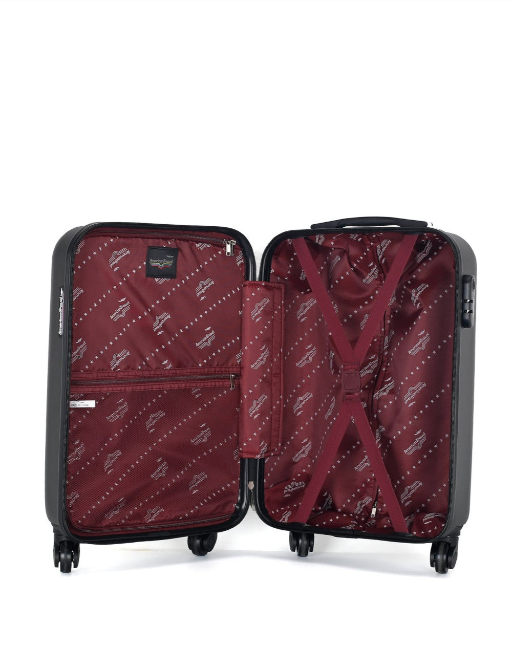 Handgepäck ABS 4 Rollen 55cm QUEENS