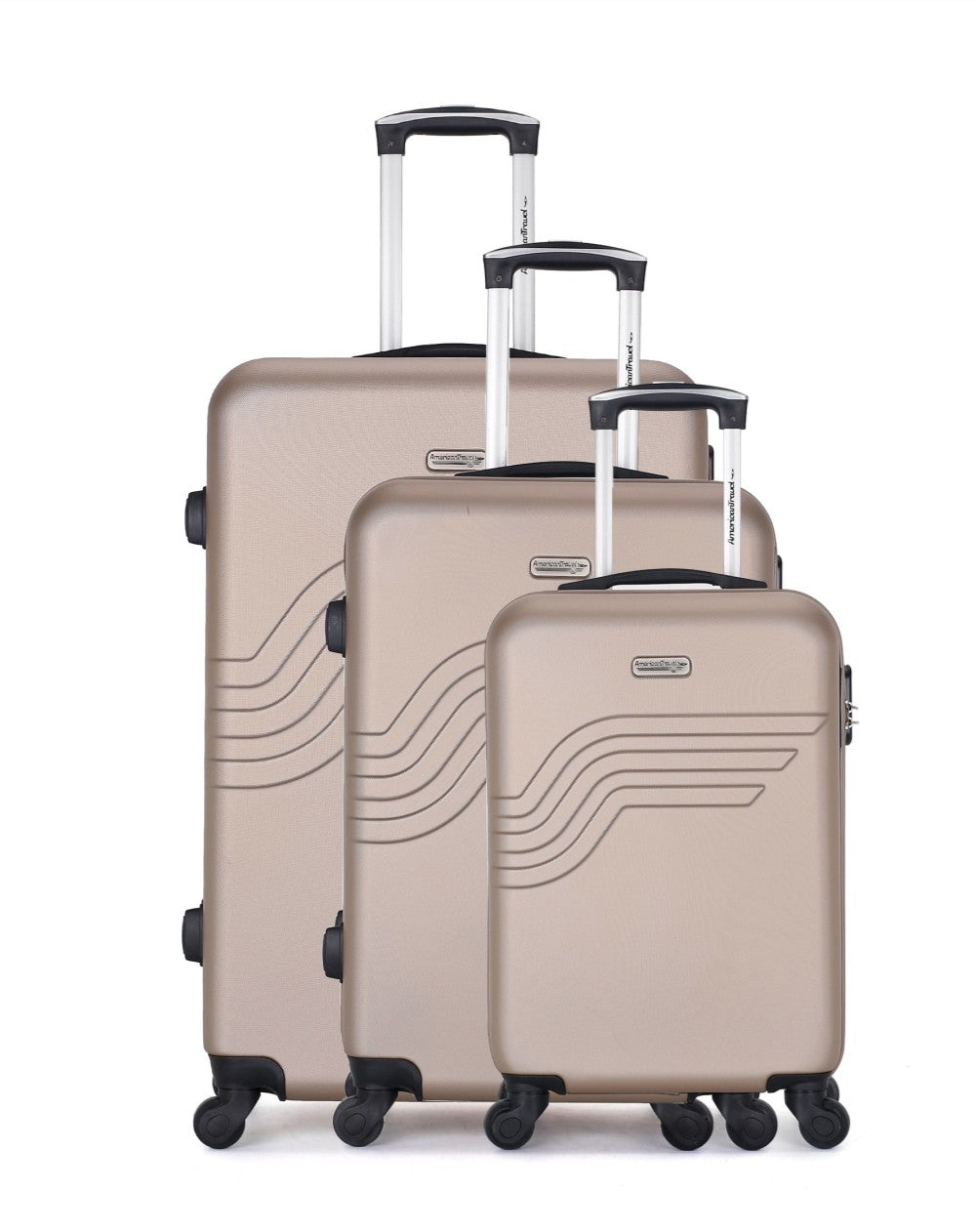 3er-Set ABS 4 Rollen 75cm QUEENS