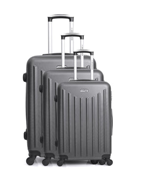 3er-Set ABS 4 Rollen BROOKLYN