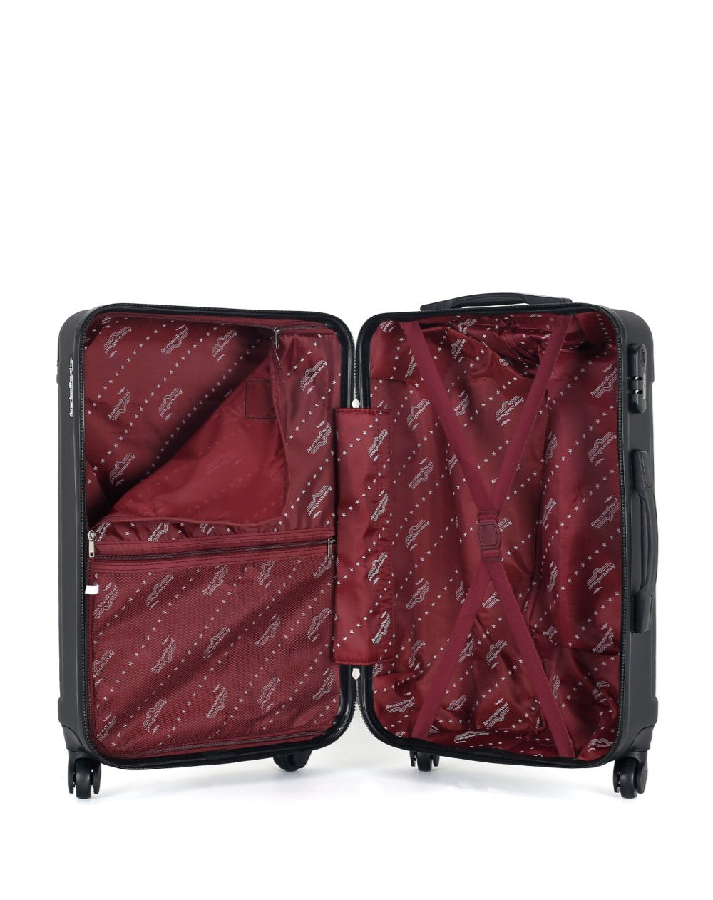 Mittelgroßer Koffer ABS 4 Rollen 60cm HARLEM-A