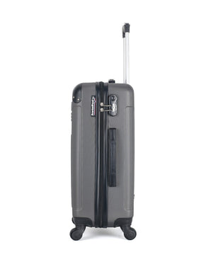 Mittelgroßer Koffer ABS 4 Rollen 60cm HARLEM-A