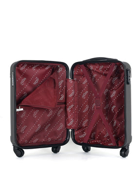 Valise Cabine ABS HARLEM-E 4 Roues 50 cm