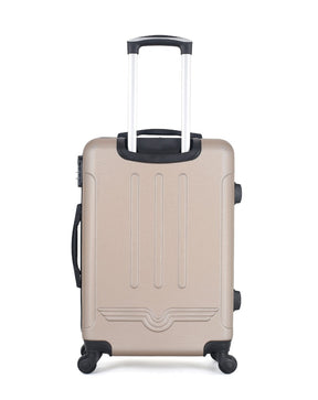 Mittelgroßer Koffer ABS 4 Rollen 60cm HARLEM-A