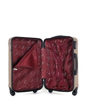 Mittelgroßer Koffer ABS 4 Rollen 60cm HARLEM-A