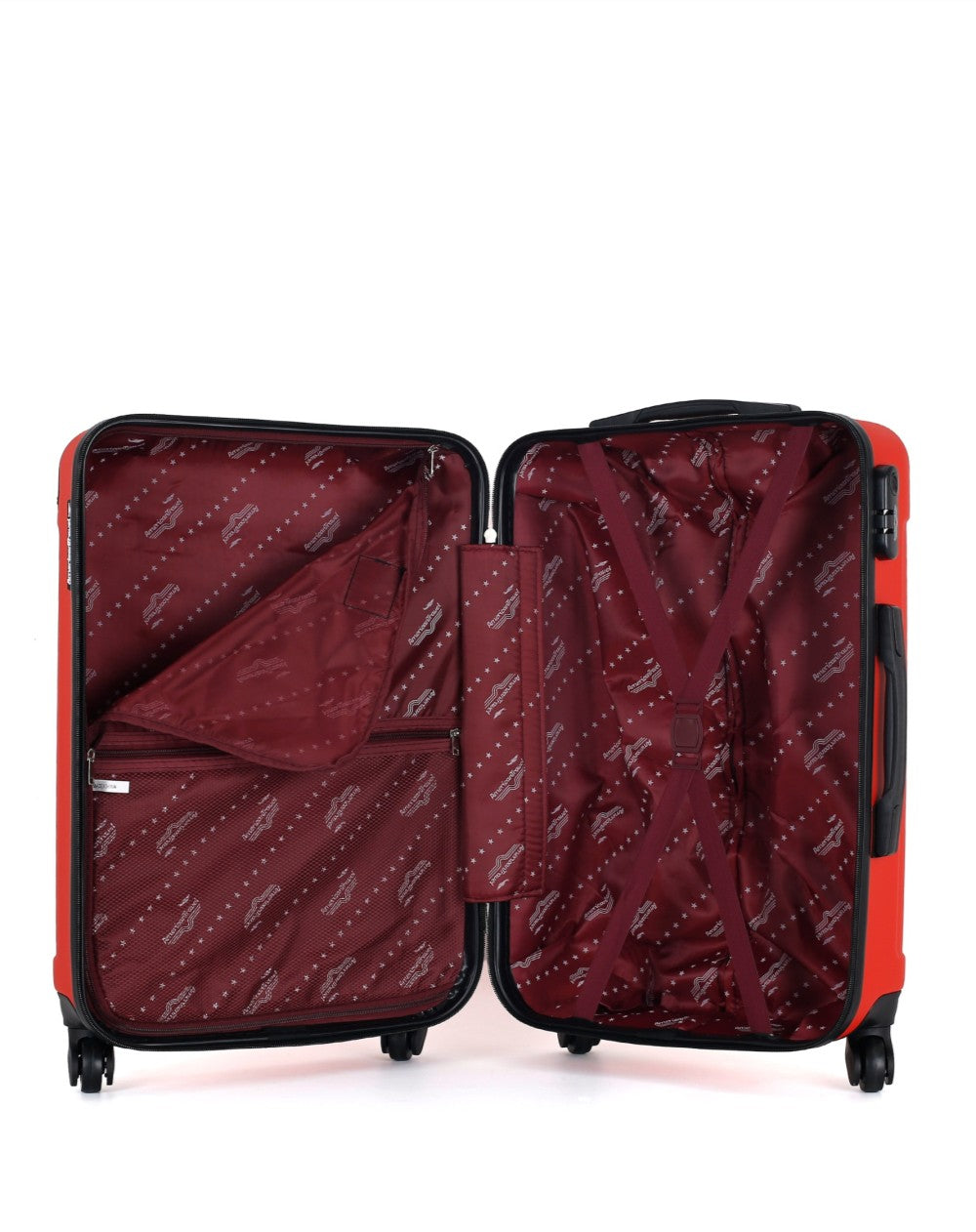 Mittelgroßer Koffer ABS 4 Rollen 60cm HARLEM-A