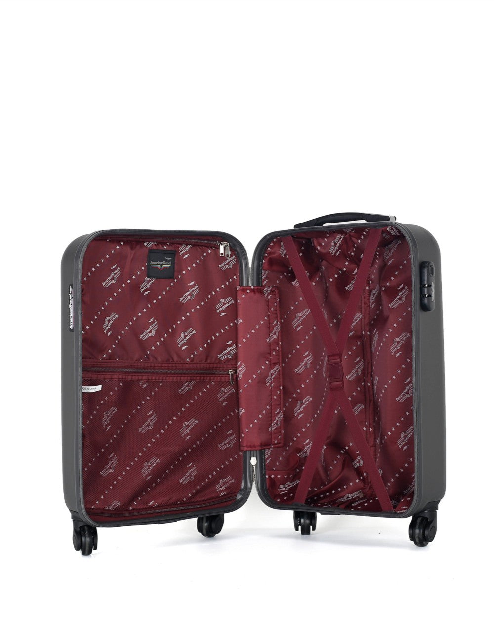 Handgepäck ABS 4 Rollen 55cm QUEENS