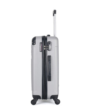 Mittelgroßer Koffer ABS 4 Rollen 60cm HARLEM-A