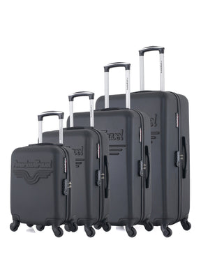 Set de 4 Valises ABS Chelsea-M 4 Roues