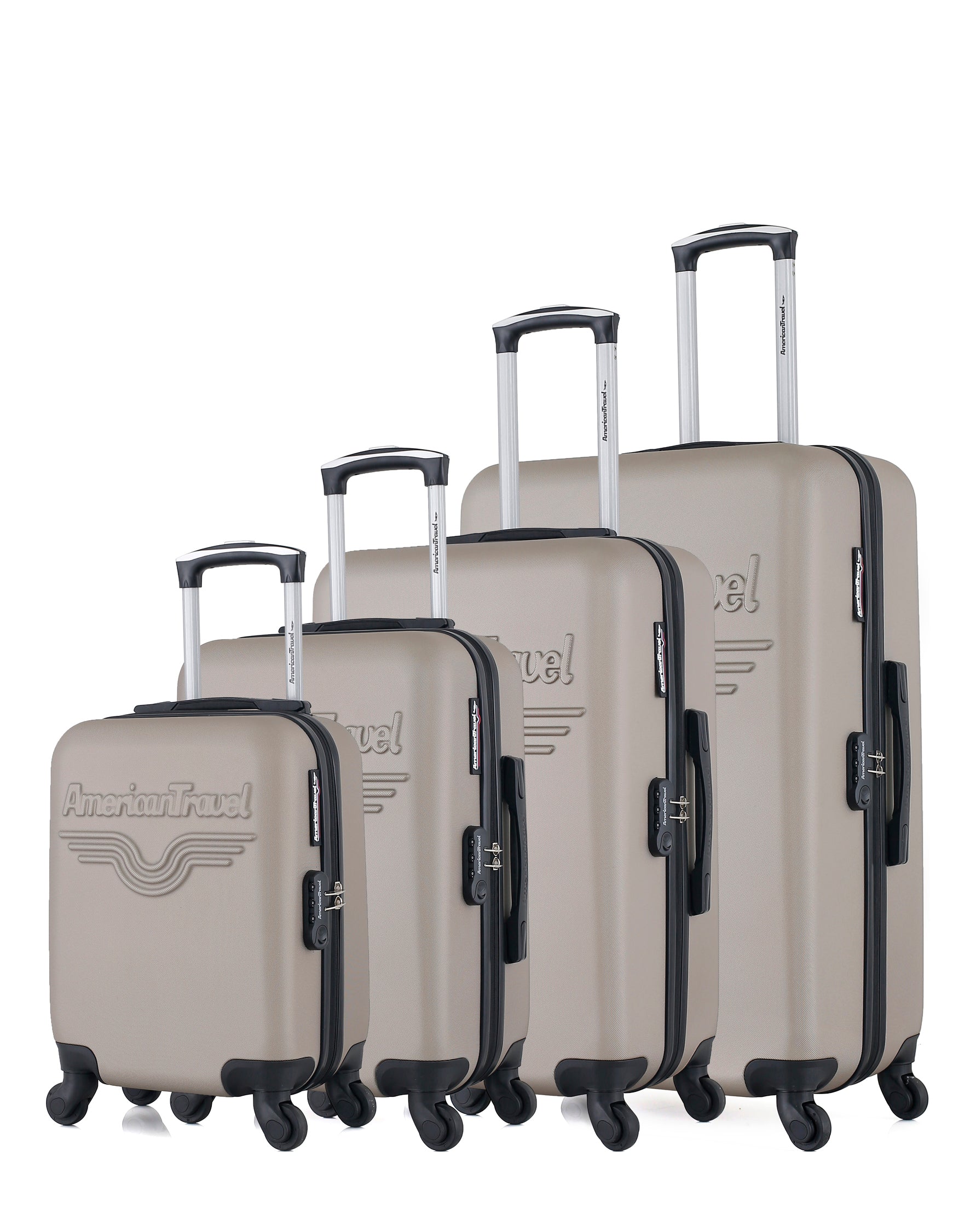 Set de 4 Valises ABS Chelsea-M 4 Roues