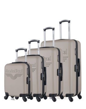 Set de 4 Valises ABS Chelsea-M 4 Roues