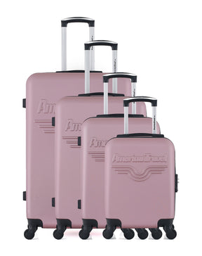 Set de 4 Valises ABS Chelsea-M 4 Roues