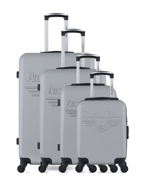 Set de 4 Valises ABS Chelsea-M 4 Roues