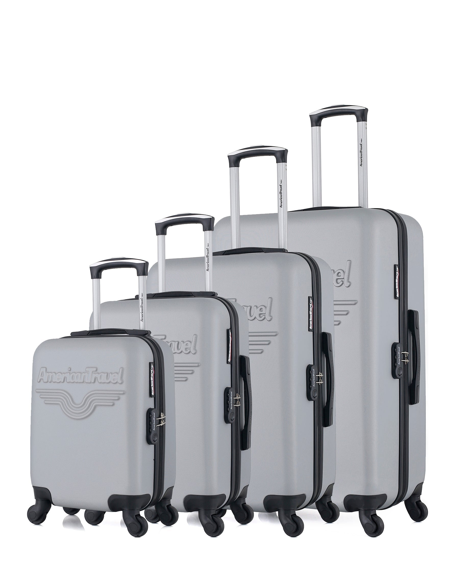 Set de 4 Valises ABS Chelsea-M 4 Roues