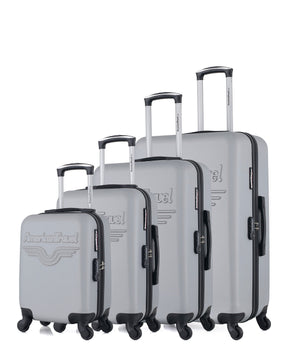 Set de 4 Valises ABS Chelsea-M 4 Roues
