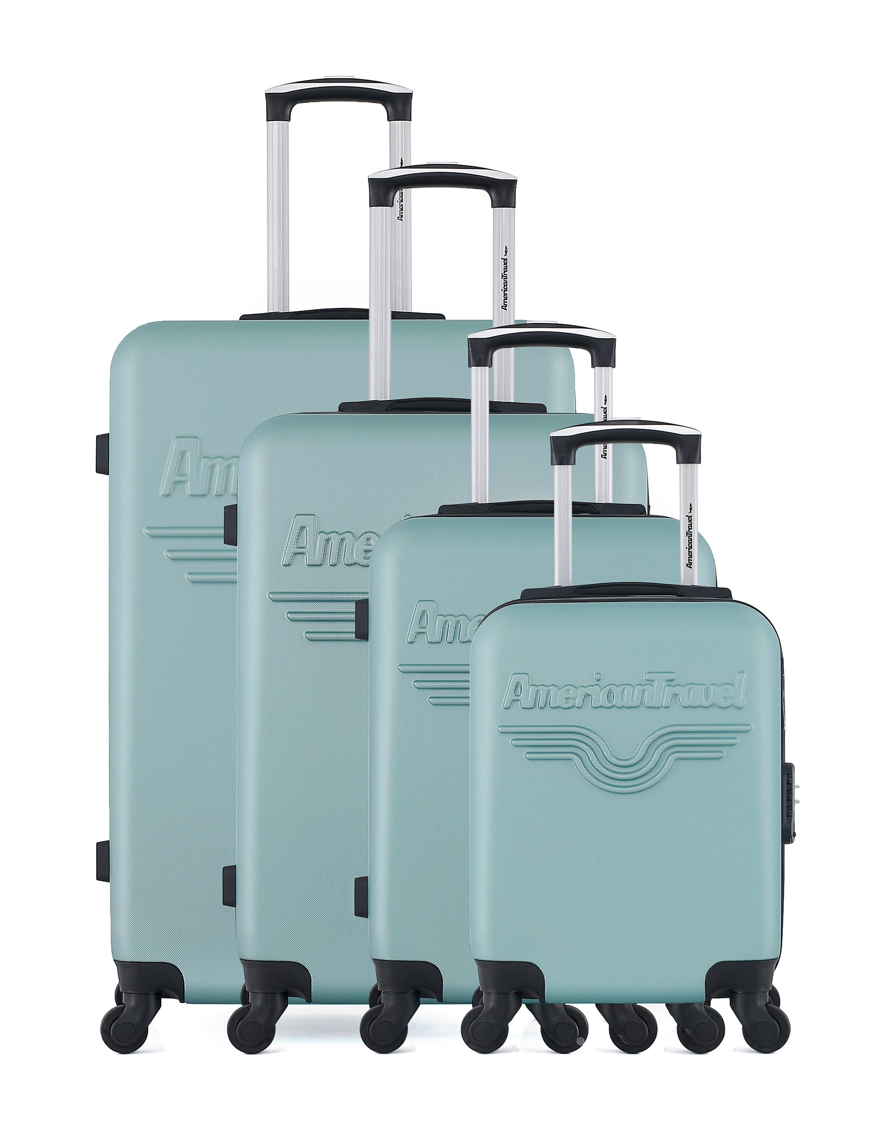 Set de 4 Valises ABS Chelsea-M 4 Roues